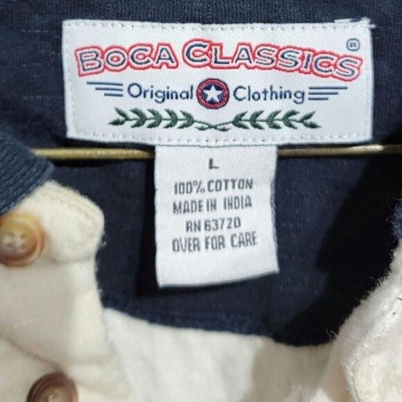 Men's White and Blue Polo-shirts - Picture 3 of 3